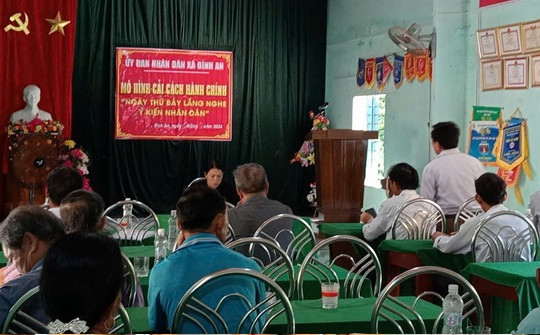 Thêm một xã ở Thăng Bình có mô hình “Ngày thứ Bảy lắng nghe ý kiến nhân dân”