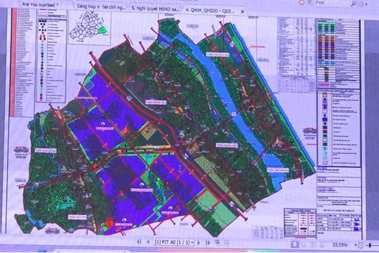 Xã Bình Nam công bố quy hoạch chung