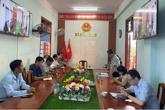 Thăng Bình: 7 xã kiểm tra công tác Cải cách hành chính và Chuyển đổi số năm 2024