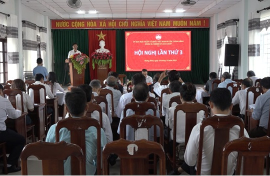 Mặt trận huyện Thăng Bình thông qua Chương trình thực hiện Nghị quyết Đại hội lần thứ XI