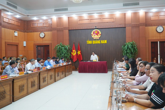 Quảng Nam thúc đẩy tiến độ giải ngân vốn cho các chương trình mục tiêu quốc gia