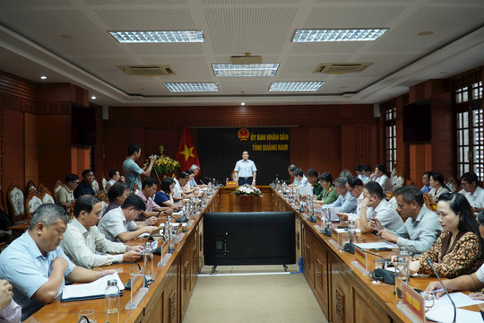 Quảng Nam tập trung triển khai các phương án phòng chống bão TRAMI