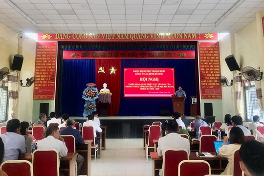 Bình Dương tổ chức Hội nghị quán triệt, triển khai các văn bản chỉ đạo Đại hội Đảng