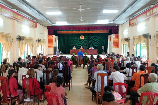 Tòa án nhân dân huyện Thăng Bình xét xử lưu động đối tượng “Mua bán trái phép chất ma túy”