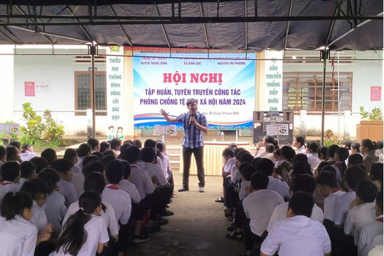 Tuyên truyền phòng chống tệ nạn xã hội cho người dân và học sinh Thăng Bình