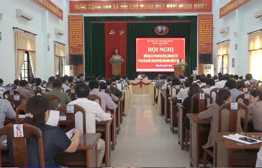 Thăng Bình hoàn thành đại hội chi, đảng bộ cơ sở trước ngày 30/6/2025