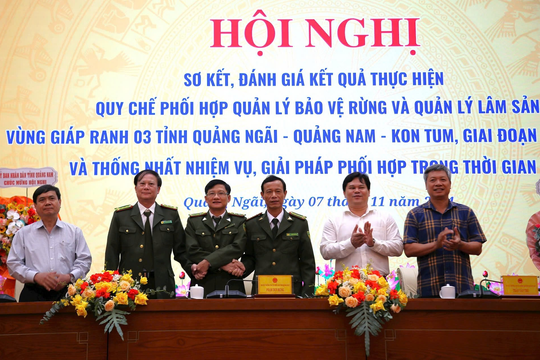 Quảng Nam - Quảng Ngãi - Kon Tum tăng cường phối hợp quản lý, bảo vệ rừng giáp ranh 3 tỉnh