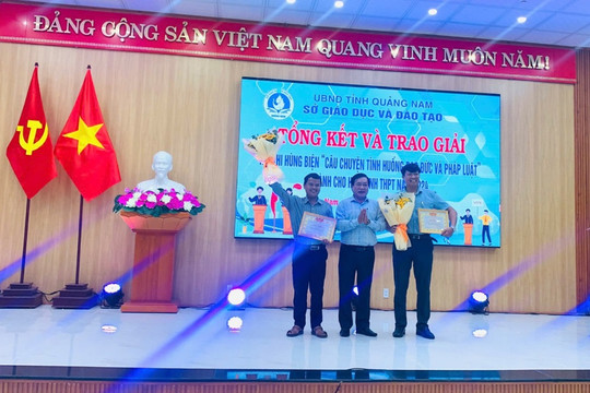 Trường THPT Tiểu La về Nhất Hội thi hùng biện “Câu chuyện tình huống đạo đức và pháp luật” năm 2024