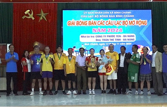 Câu lạc bộ (CLB) bóng bàn Bình Chánh tổ chức giải bóng bàn năm 2024