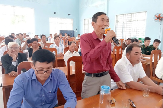 Lắng nghe ý kiến ngư dân