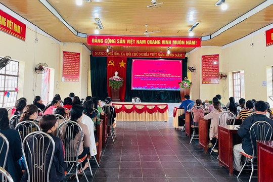 Hưởng ứng Tháng hành động vì bình đẳng giới và phòng ngừa ứng phó với bạo lực trên cơ sở giới năm 2024