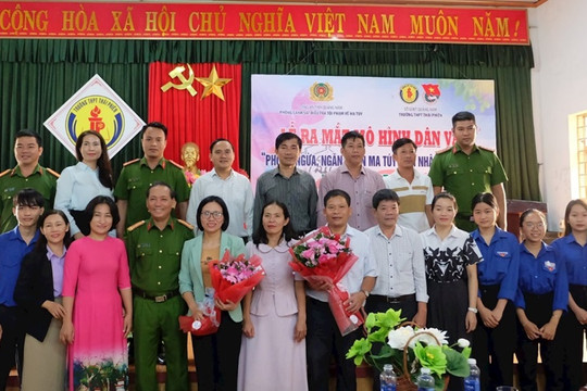 Trường THPT Thái Phiên ra mắt mô hình dân vận “Phòng ngừa, ngăn chặn ma túy xâm nhập học đường”