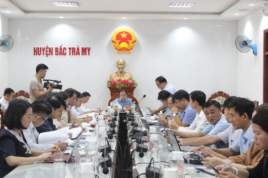 Bắc Trà My giải ngân vốn chương trình mục tiêu quốc gia đạt 38%