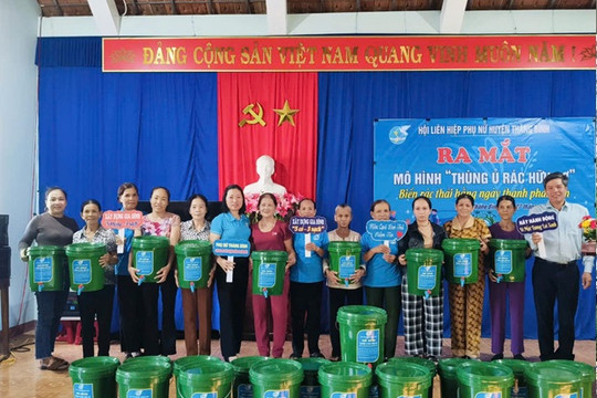 Phụ nữ Thăng Bình chung tay bảo vệ môi trường