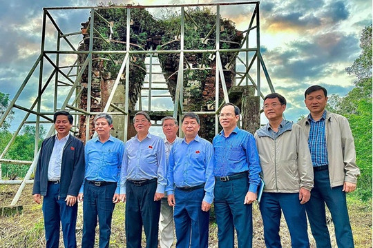 Phó Chủ tịch Quốc Hội Nguyễn Đức Hải khảo sát Phật viện Đồng Dương