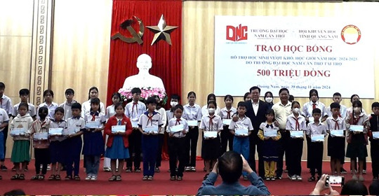 Thăng Bình có 45 học sinh tiêu biểu được nhận học bổng Đại học Cần Thơ