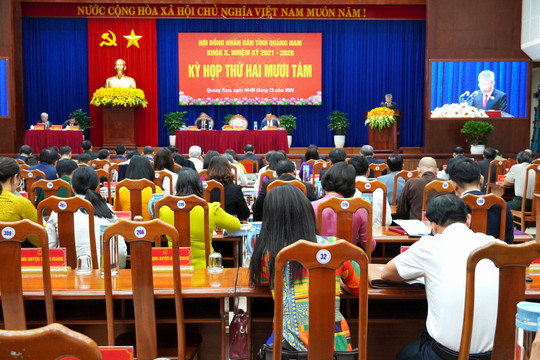 HĐND tỉnh Quảng Nam khai mạc Kỳ họp thứ 28, khóa X