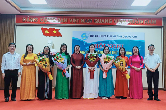 Bà Đặng Thị Bảo Trinh được bầu giữ chức vụ Phó Chủ tịch Hội LHPN tỉnh Quảng Nam