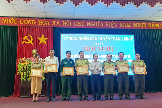 UBND huyện Thăng Bình tổ chức Hội nghị tổng kết công tác phòng cháy, chữa cháy rừng năm 2024