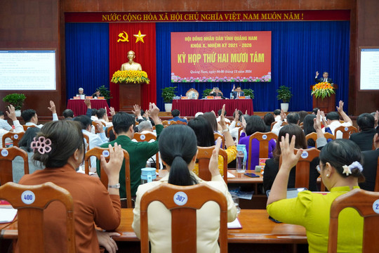 Kỳ họp HĐND tỉnh lần thứ 28 (khóa X) thông qua 26 Nghị quyết