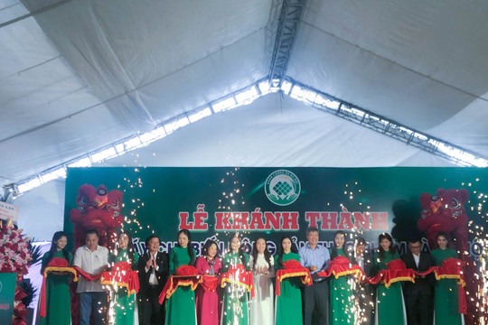 Hợp tác xã Bà Ba Hội khánh thành nhà máy chế biến nông sản thực phẩm