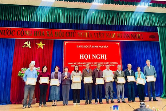 Bình Nguyên tổng kết Đảng bộ năm 2024 và triển khai nhiệm vụ năm 2025