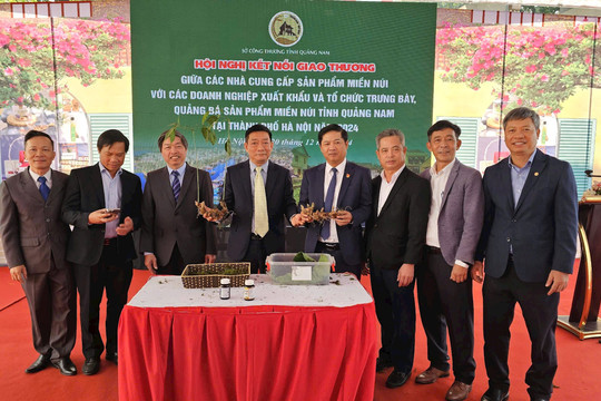 Quảng Nam tổ chức giao thương, trưng bày, quảng bá sản phẩm miền núi tại Hà Nội