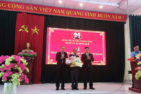 Đảng bộ xã Bình Quế tổ chức hội nghị tổng kết tình hình thực hiện Nghị quyết năm 2024