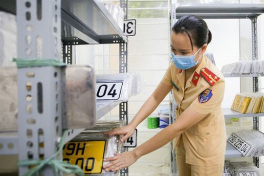 Quy định về đấu giá biển số xe