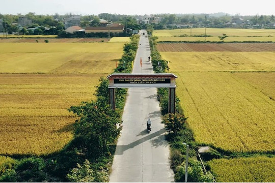 Thăng Bình công nhận 15 thôn đạt chuẩn thôn NTM kiểu mẫu theo Bộ tiêu chí, giai đoạn 2022 - 2025