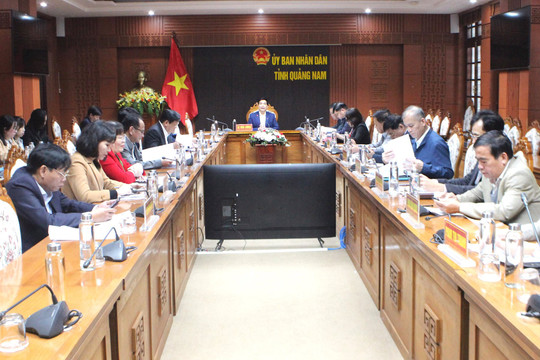 Quảng Nam họp Hội đồng Thi đua - Khen thưởng tỉnh phiên thứ II năm 2024