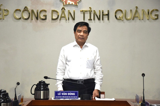 Lịch tiếp công dân định kỳ năm 2025 của Chủ tịch UBND tỉnh Quảng Nam