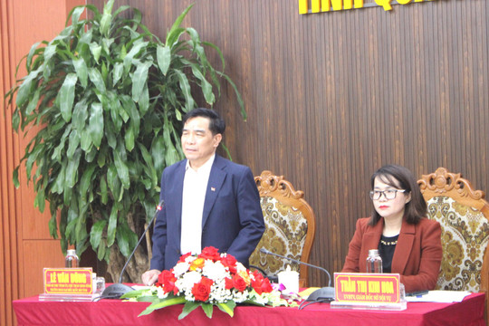 Chủ tịch UBND tỉnh Lê Văn Dũng: Ngành Nội vụ phải kiểm soát chặt chẽ việc xây dựng chính quyền thân thiện, gần dân, vì dân