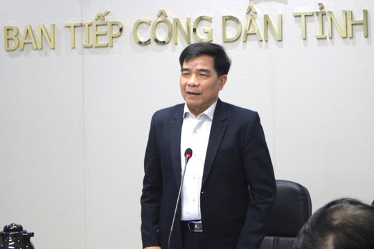 Chủ tịch UBND tỉnh Quảng Nam Lê Văn Dũng tiếp công dân định kỳ tháng 12