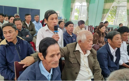 Đại biểu HĐND tỉnh và HĐND huyện Thăng Bình tiếp xúc cử tri các xã cánh Tây, cánh Trung