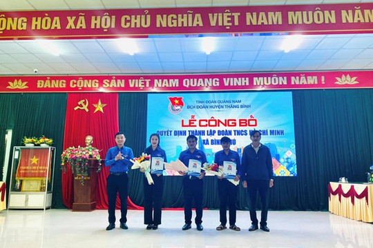 Thành lập Đoàn TNCS Hồ Chí Minh xã Bình Phú