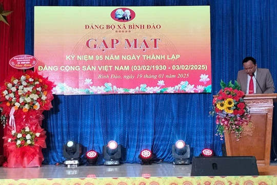 Bình Đào tổ chức gặp mặt kỷ niệm 95 năm ngày thành lập Đảng cộng sản Việt Nam