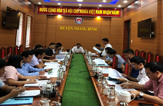 Thăng Bình: Tổ chức phiên họp đánh giá công tác tổ chức kỳ họp thứ 20 và chuẩn bị kỳ họp thứ 21 Hội đồng nhân dân huyện khóa XII
