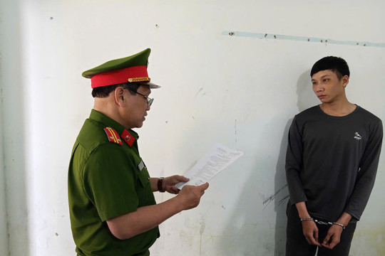 Công an phường Điện Dương bắt quả tang đối tượng trộm cắp tài sản tại công trình cầu Nghĩa Tự