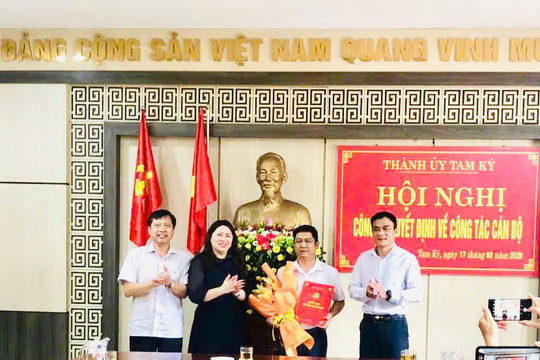 Ông Phan Bá Hội giữ chức Chủ nhiệm UBKT Thành ủy Tam Kỳ nhiệm kỳ 2020-2025