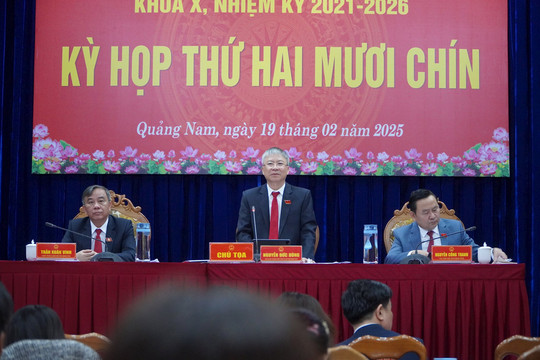 HĐND tỉnh Quảng Nam bế mạc Kỳ họp thứ 29: Thông qua nhiều nghị quyết quan trọng