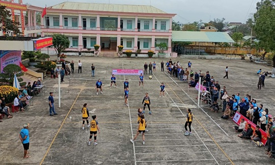 Tổ chức Giải bóng chuyền nữ huyện Thăng Bình tranh Cúp Icool năm 2025