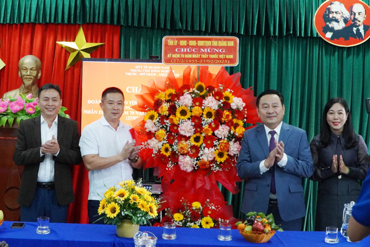 Phó Chủ tịch HĐND tỉnh Nguyễn Công Thanh thăm các cơ sở y tế nhân kỷ niệm 70 năm Ngày Thầy thuốc Việt Nam