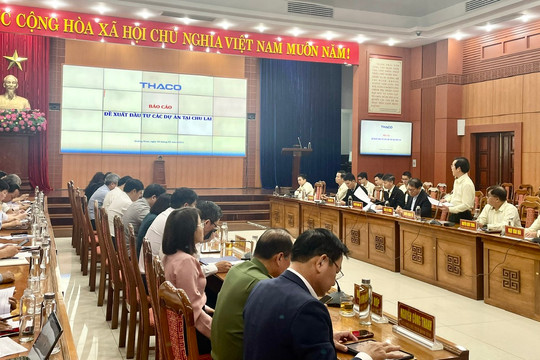 Thúc đẩy tiến độ các dự án trọng điểm của THACO tại Quảng Nam
