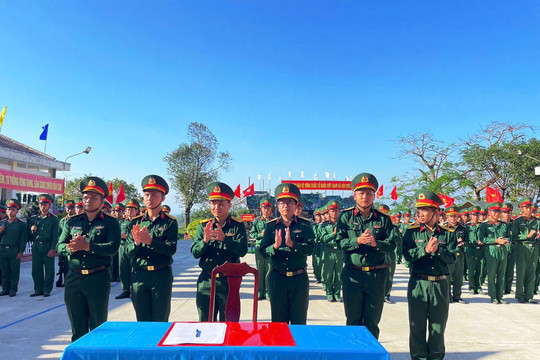 Tiểu đoàn 70 ra quân huấn luyện năm 2025