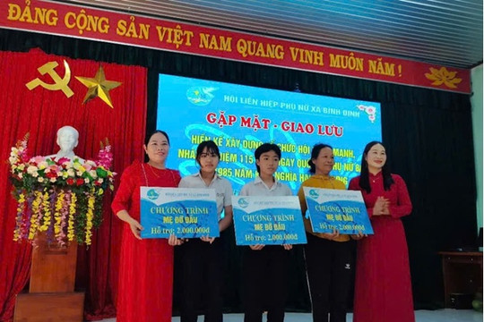 Đỡ đầu thêm 28 trẻ mồ côi dịp 115 năm Ngày Quốc tế phụ nữ