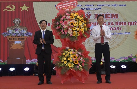 Xã Bình Quý, Bình Lãnh kỷ niệm 50 năm ngày giải phóng quê hương