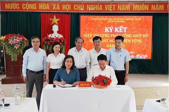 Thăng Bình ký kết phân công giúp đỡ hộ nghèo