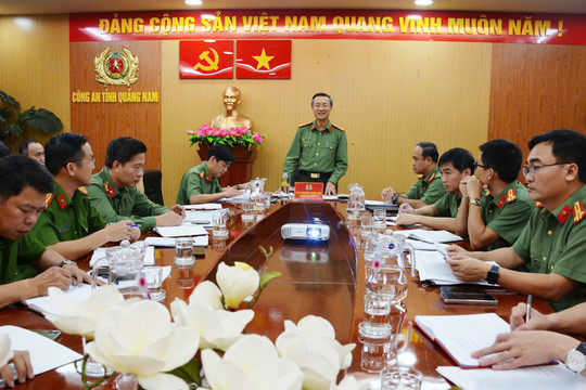 Công an Quảng Nam đảm bảo tuyệt đối an toàn các hoạt động kỷ niệm 50 năm ngày giải phóng quê hương