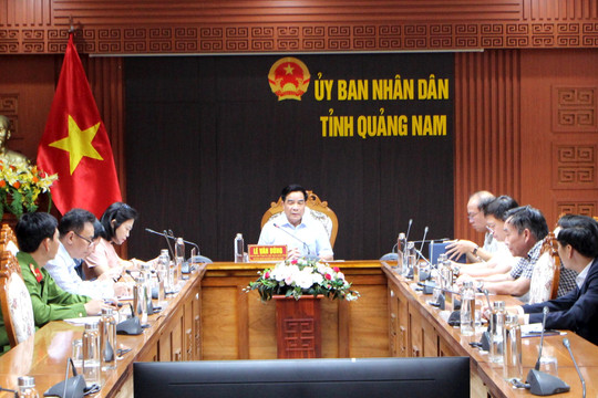 Chủ tịch UBND tỉnh Lê Văn Dũng yêu cầu đẩy nhanh tiến độ các dự án tại Bệnh viện Đa khoa tỉnh